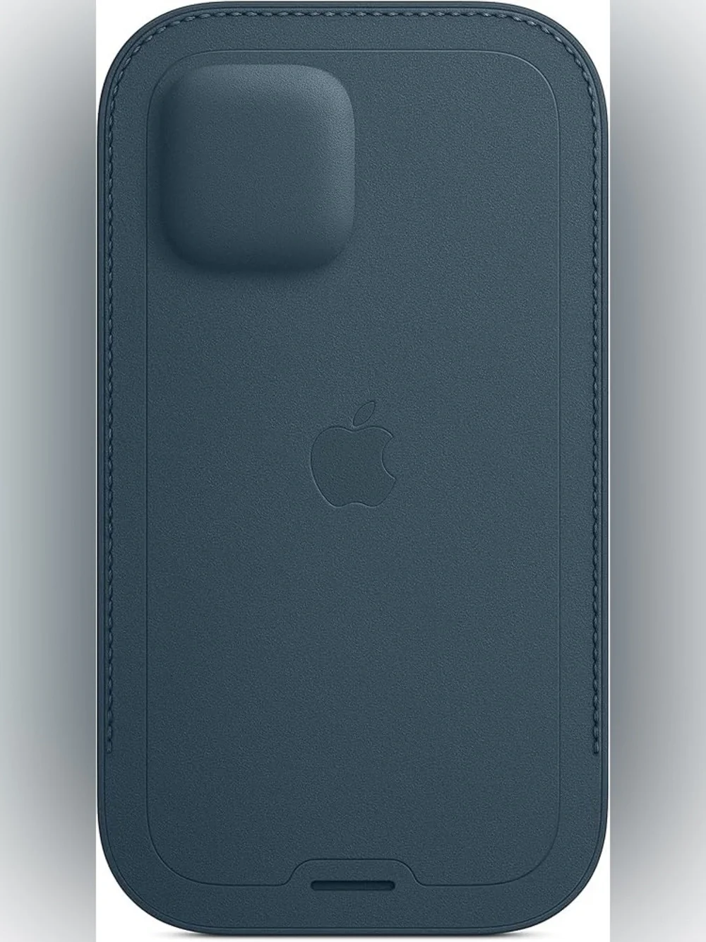 Apple iPhone 12 and 12 Pro Leather Sleeve with MagSafe - Baltic Blue